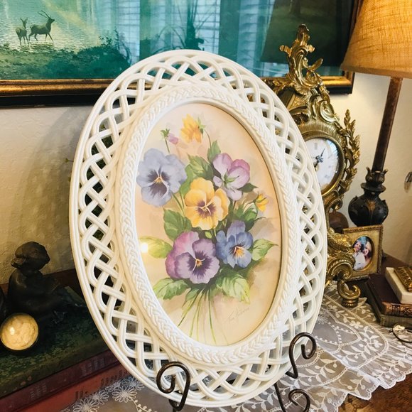 Vintage cottage core floral picture - Picture 10 of 17